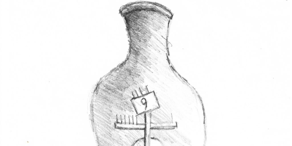 How to draw a vase